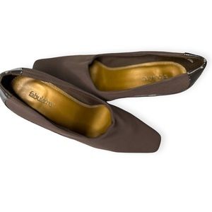 FABULARE comfort heels brown size 7 1/2